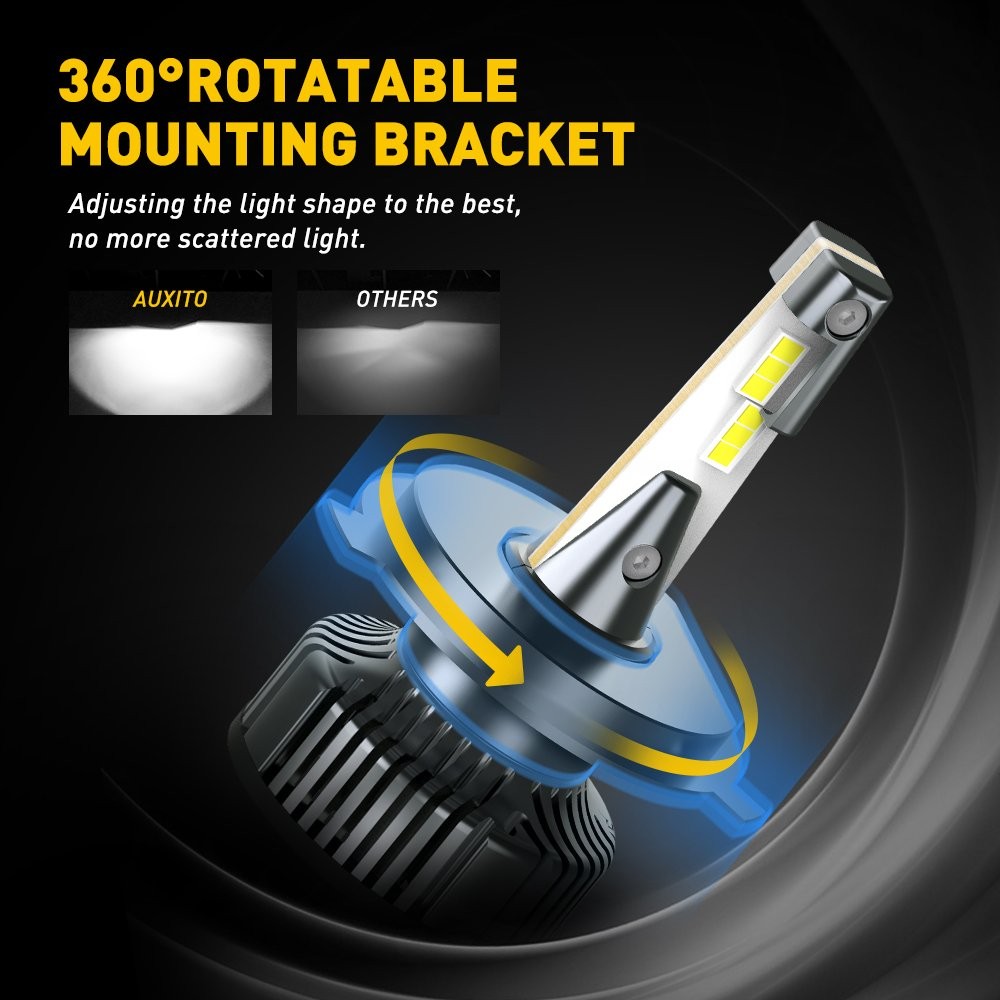 9003 H4 LED Headlight Bulb Conversion Kit High Low Beam Lamp 6500K Super White