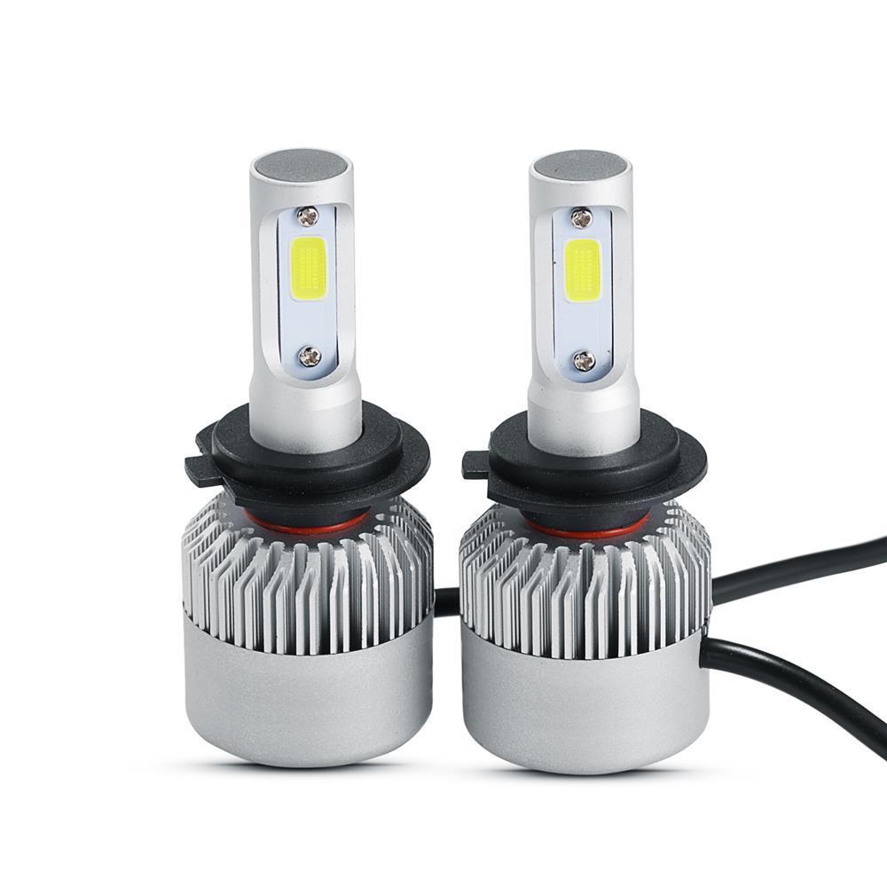 2PCS H7 LED Headlight Bulb Kit High Low Beam 330000LM Super Bright 6500K White