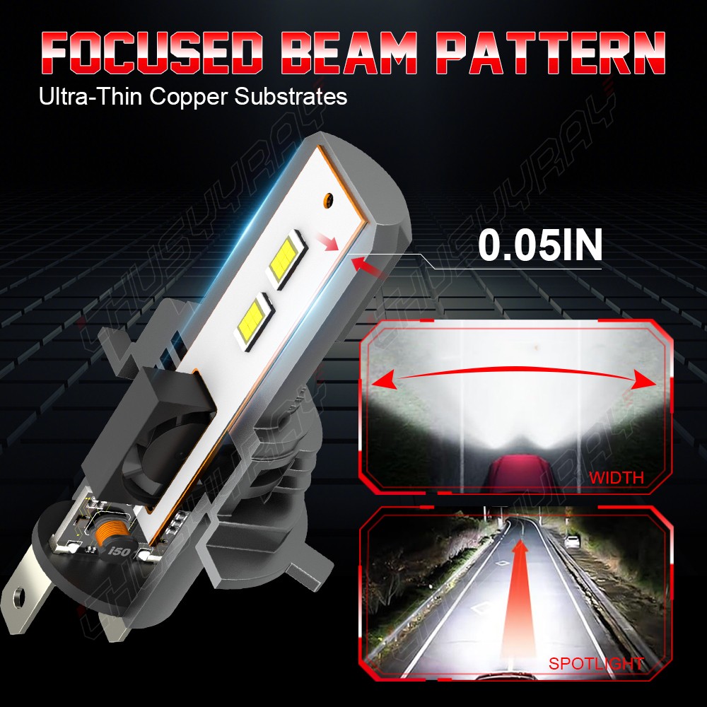 For Jaguar XJ XJR XJ8 4PCS 5.75″ 5-3/4 inch Round LED Headlights High Low Beam