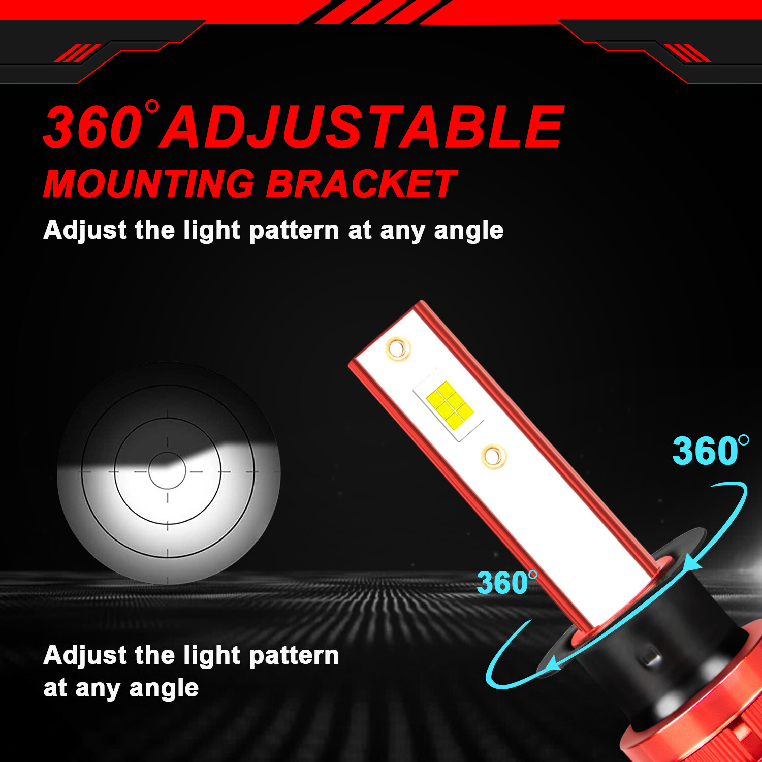 2Pcs NEW CSP LED Headlight Bulbs Super power combo For BMW E30 E34 E24 E36 E38