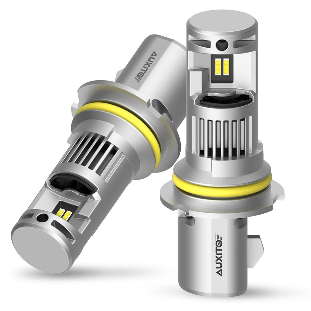AUXITO 9007 HB5 Hi-Lo Beam LED Headlight Bulb Conversion Kit White 6000K Q16 EXC