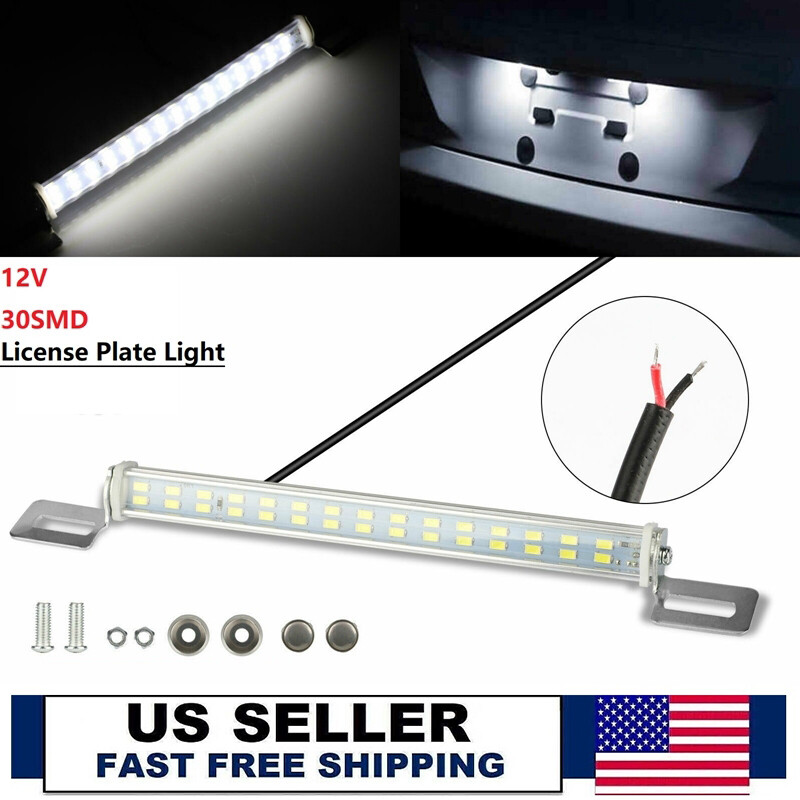 License Plate LED Light Extremely Bright Assembly for Trailer UTV ATV Truck Boat