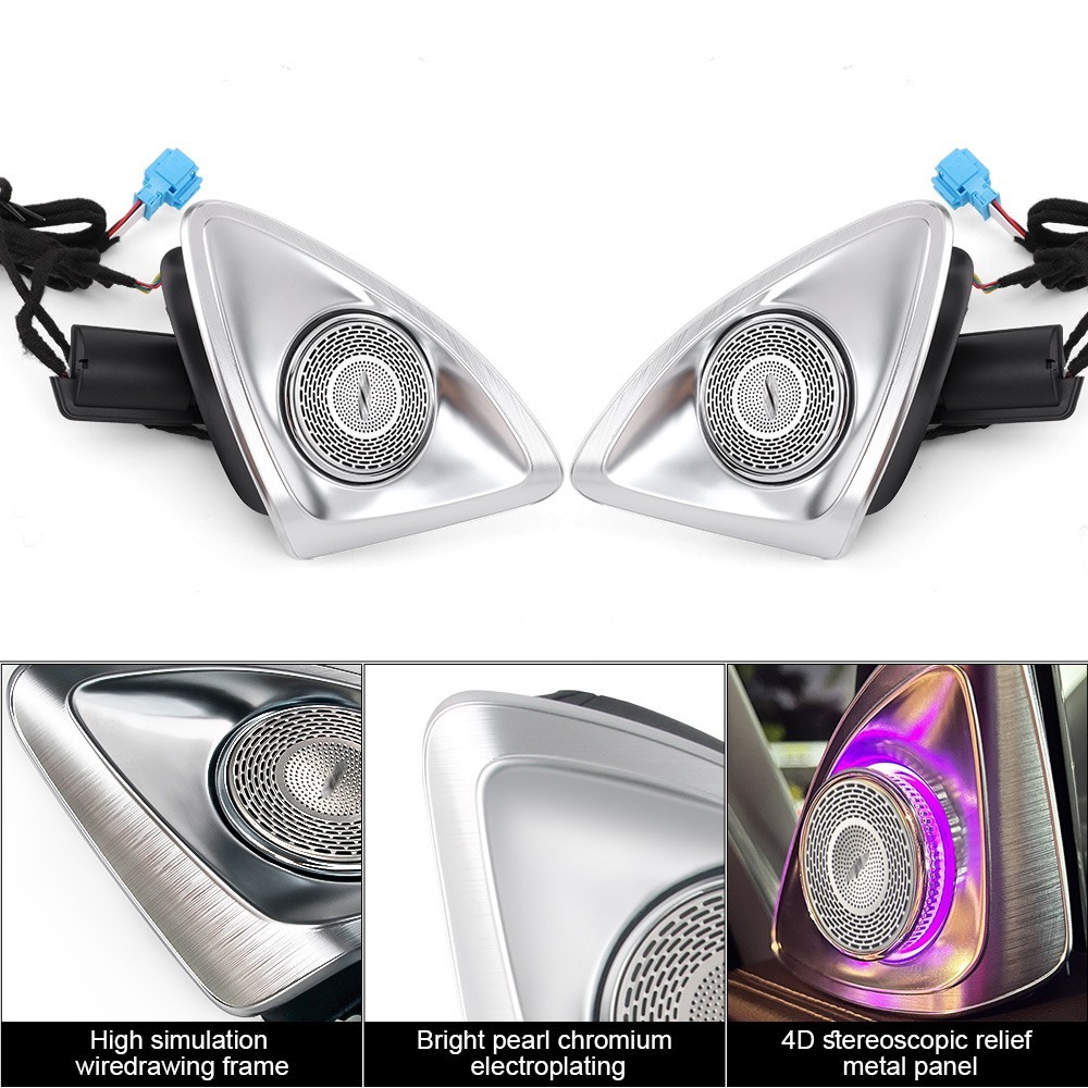 For Mercedes Benz S Class 4D Tweeter LED Speaker Ambient Lamp S500 S580 W223 AMG