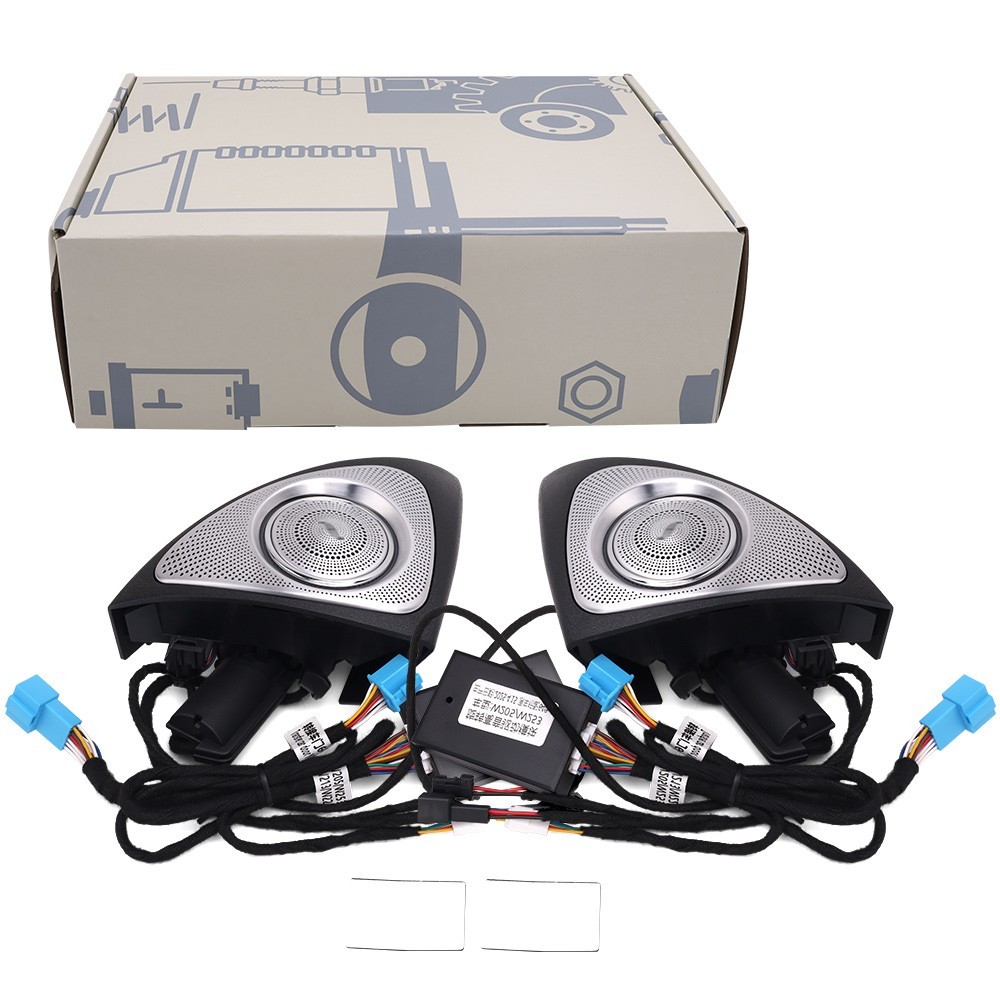 64 Colors 3D Rotating Speaker Tweeter For Mercedes-Benz C-Class W205 2019-2021