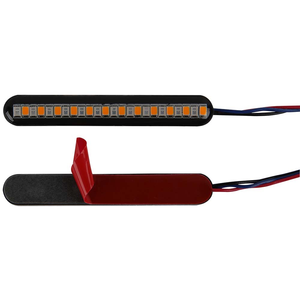 Flowing LED Strip Lights Motorcycle Turn Signal For Honda Suzuki Yamaha Kawasaki
