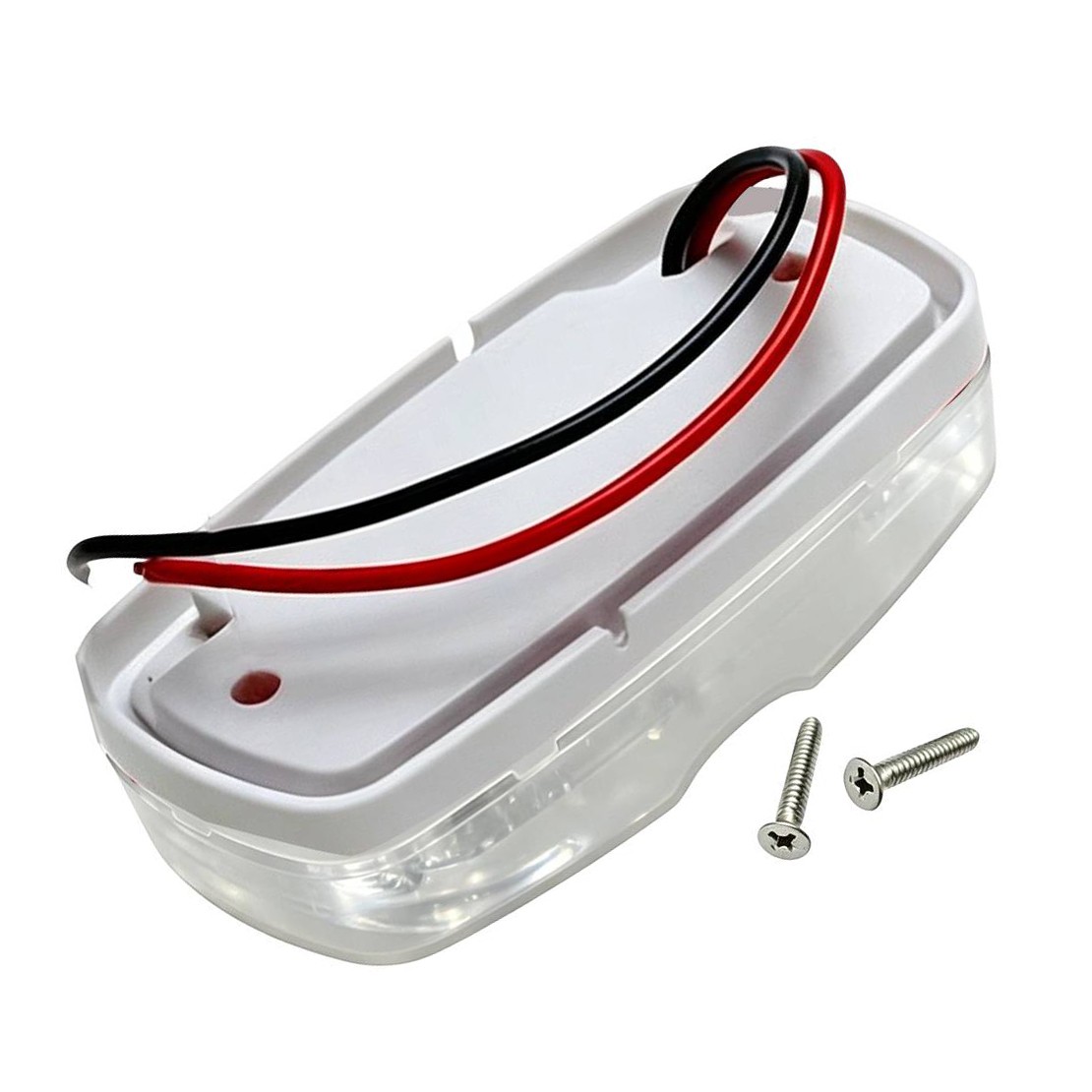 Aftermarket Side Marker Lights with Screws Set of 2 Exact fit for Car Clear New