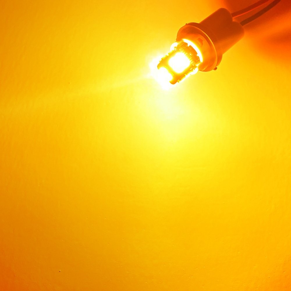 10/20Pcs Amber T10 W5W LED Map Light Door Dome License Light Plate Light Bulbs