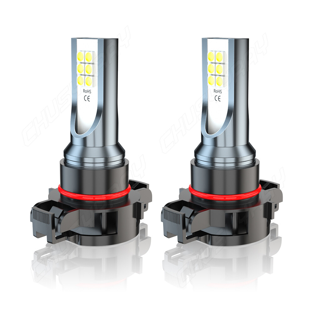 9012/HIR2 H16/5202 LED Headlight Fog Light Kit Bulbs White 6000K Plug&Play 4Pack