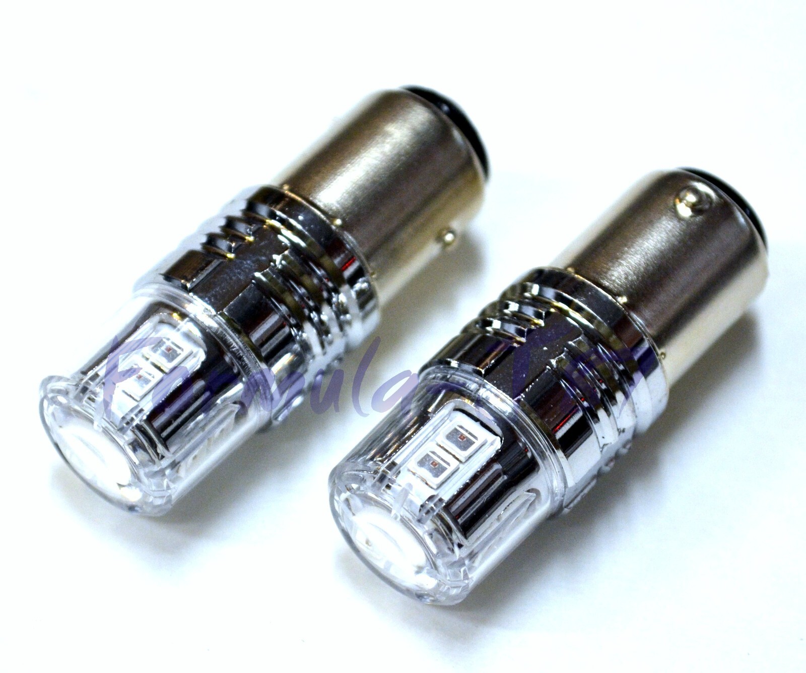LED 15W 1157 Red Two Bulbs Light Rear Turn Signal Parking Replacement Upgrade OE