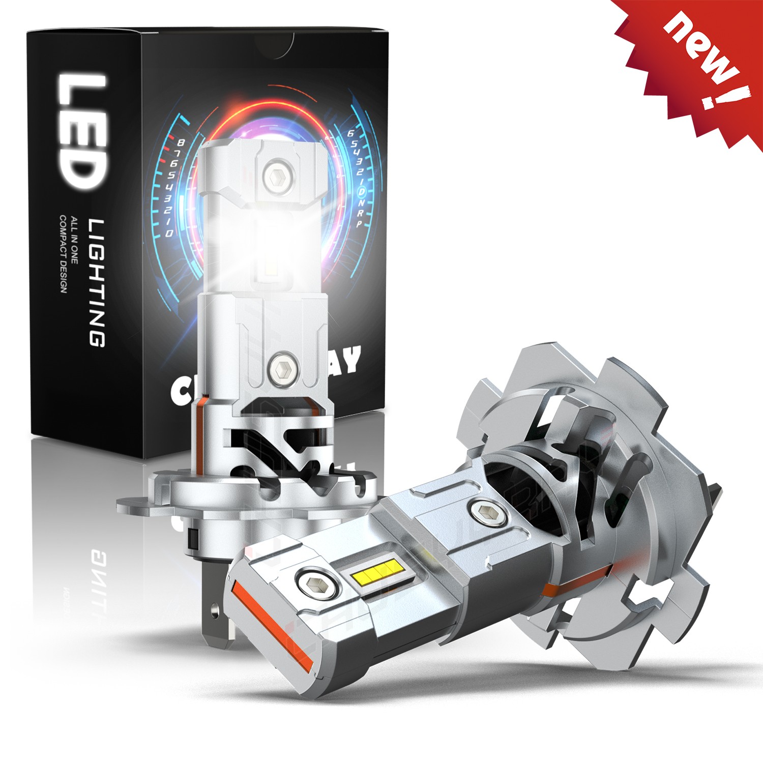 For Yamaha YZF-R6 2006 – 2009 YZF-R1 LED Headlight Kit H7 white Bulbs 20000LM