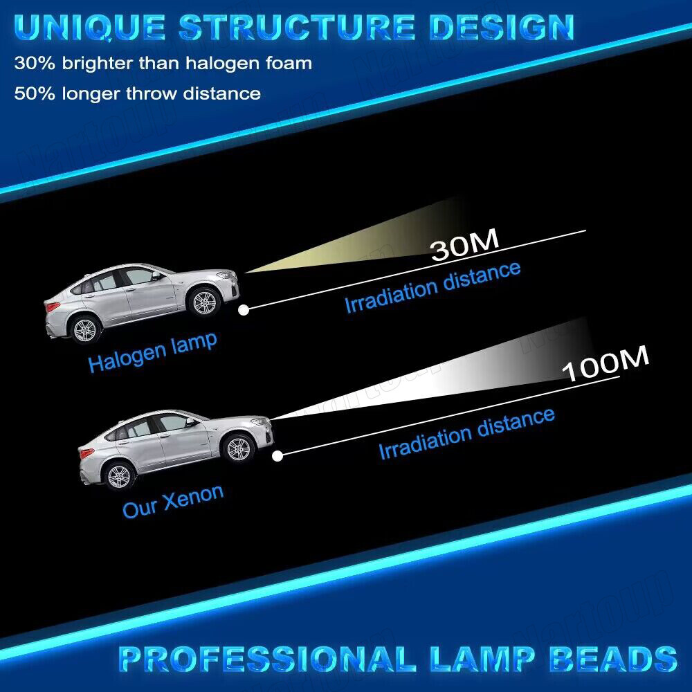 PAIR 6000K D2S D2R D2C HID Xenon Bulbs Factory Headlight HID Replacement