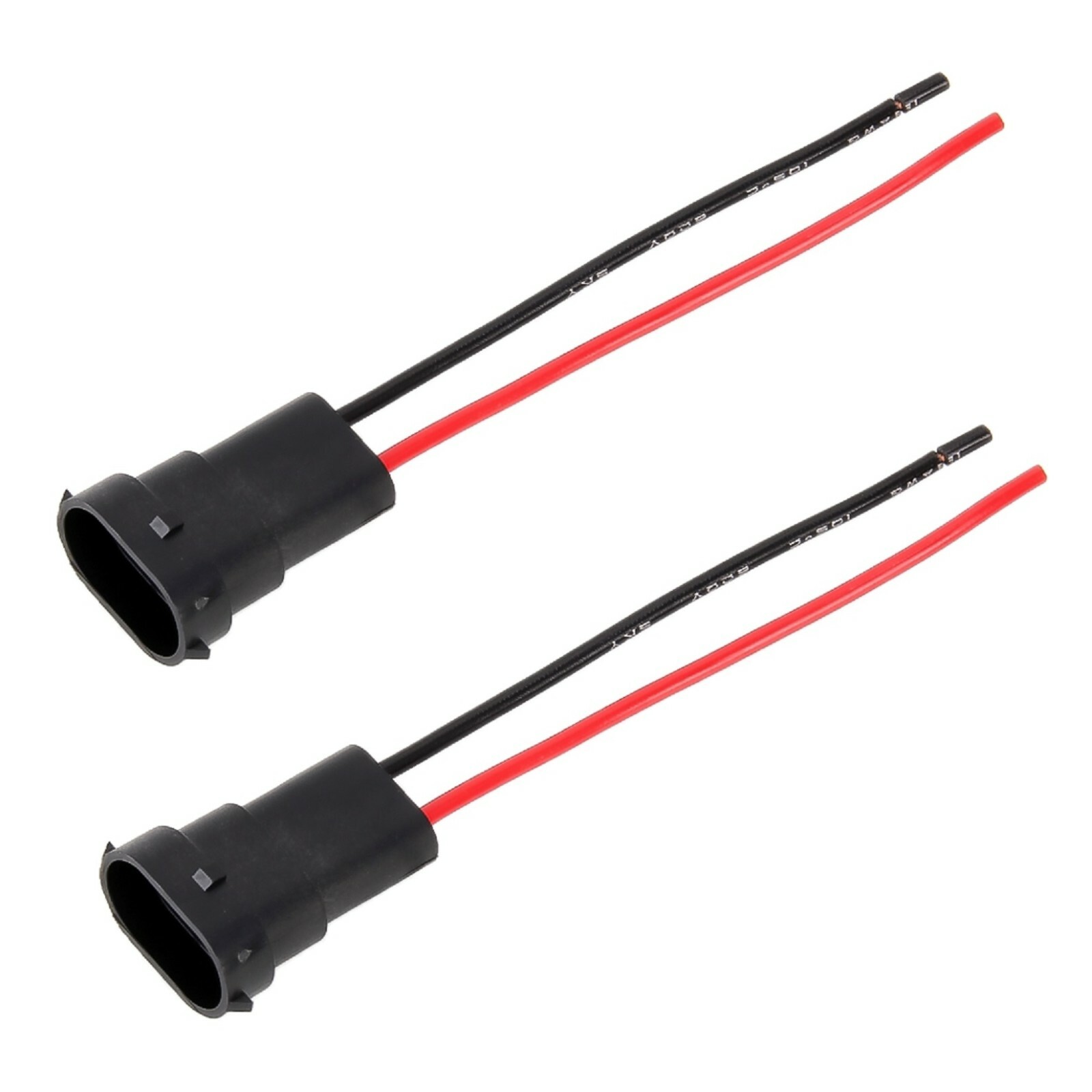 Wire Pigtail Male 899 H27 Two Harness Fog Light Replace Socket Connector Plug OE