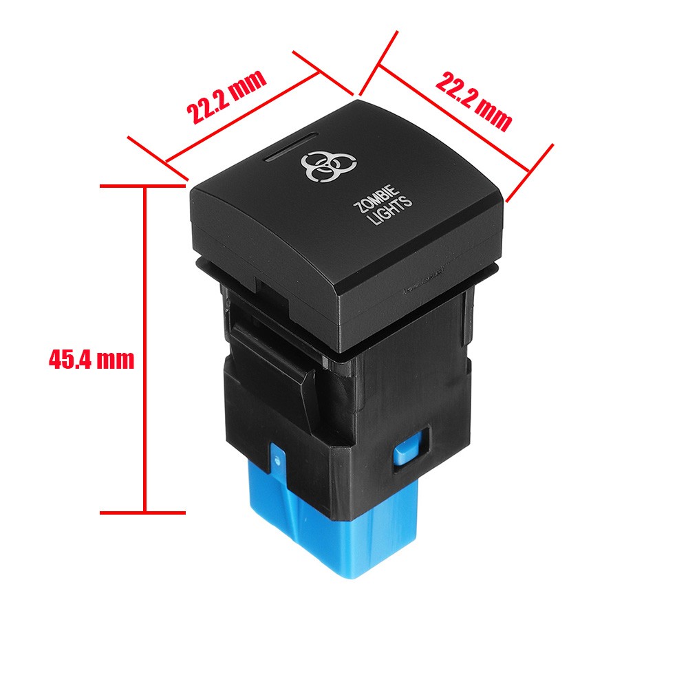 ON-OFF Light Bar Spot Blank Light Dashboard Dash Push Button Switch For Toyota