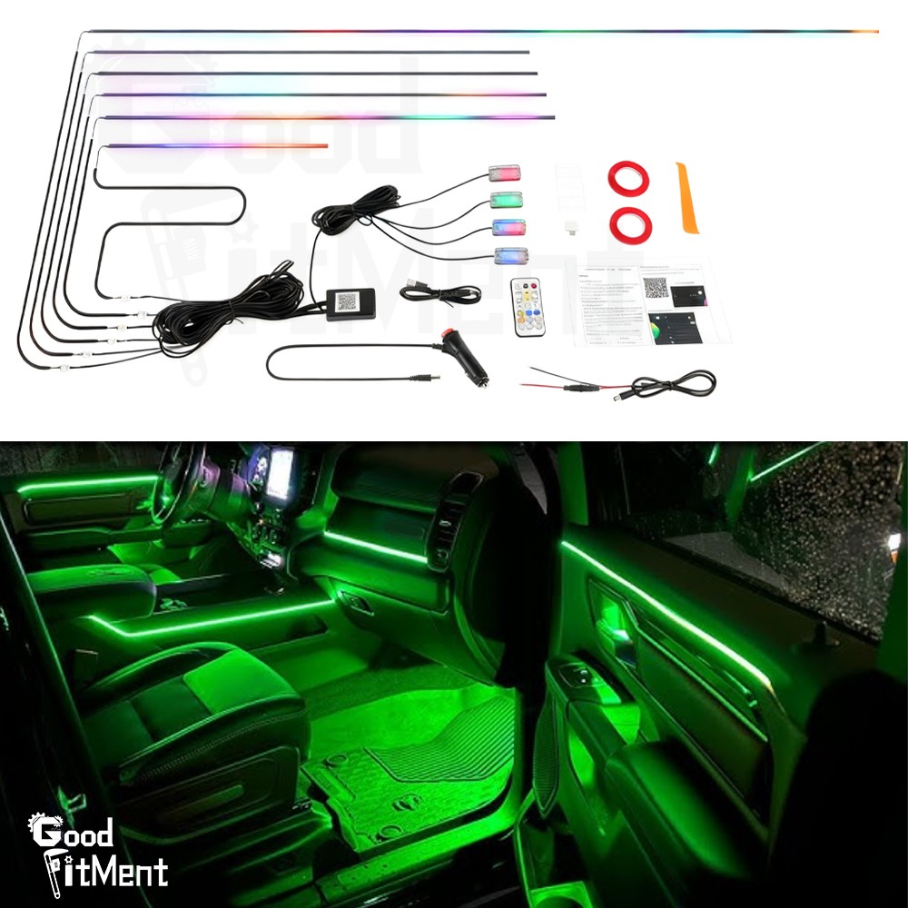 For Dodge RAM 1500 2500 3500 Symphony Ambient Light LED Atmosphere Acrylic Strip
