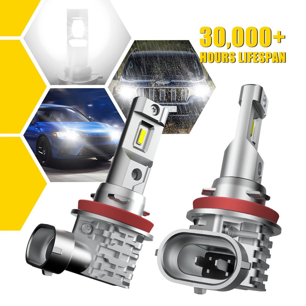AUXITO 6500K White H8 H11 H9 LED Headlight Headlamp Light Fog 40000LM High/Low