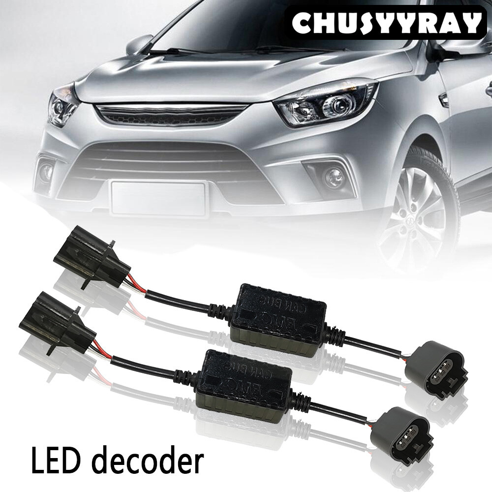 H13 9008 LED Headlight Error Free Canbus Decoder Anti-Flicker Resistor for Dodge