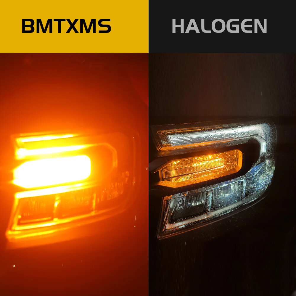 2X Amber 3157 LED Turn Signal Parking Lights For Toyota Corolla Tacoma Tundra
