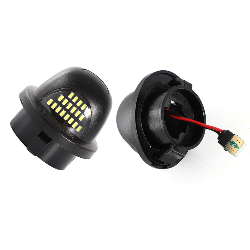 2x LED License Plate Light Tag Lamp Assembly Replacement for Ford F150 F250 F350