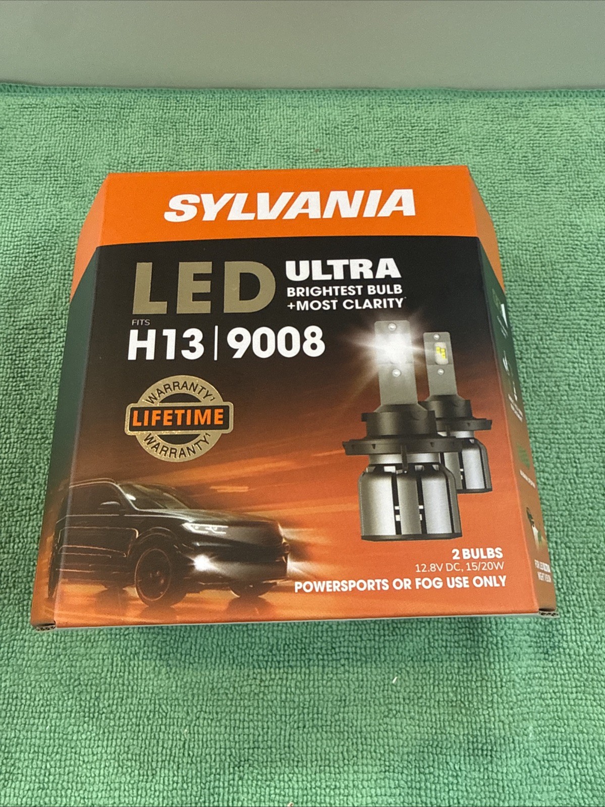 BRAND NEW SYLVANIA H13 /9008 Ultra LED 2 Bulbs H13LEDHP.BX2 6000K