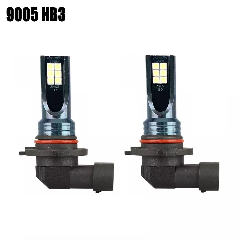 2PCS H4/H7/9005 LED 6000K White Headlight Bulbs Kit High Low Beam Bright 16000LM