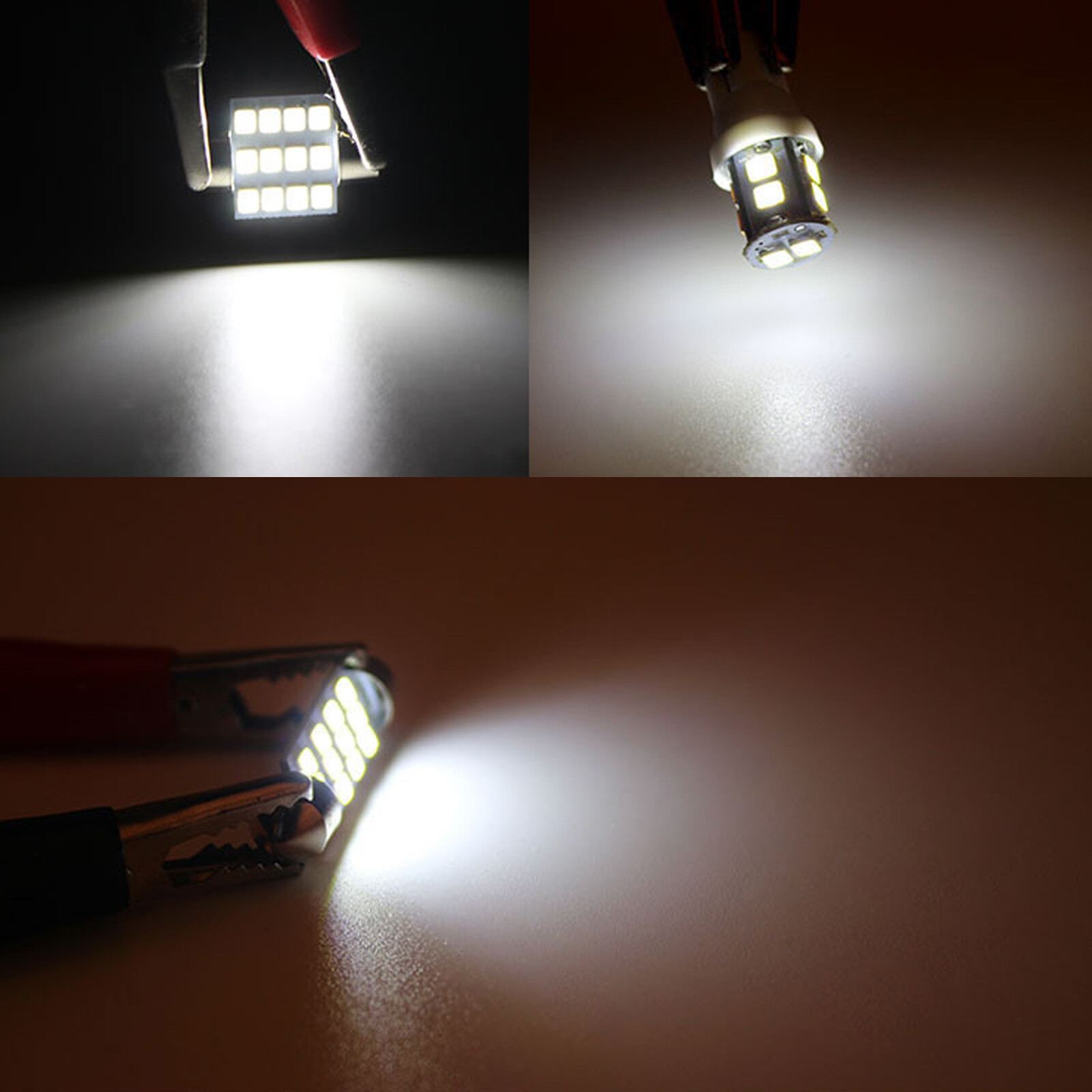 20pcs LED Light Bulbs Interior Kit Car Trunk Dome License Plate Lamp 6000K