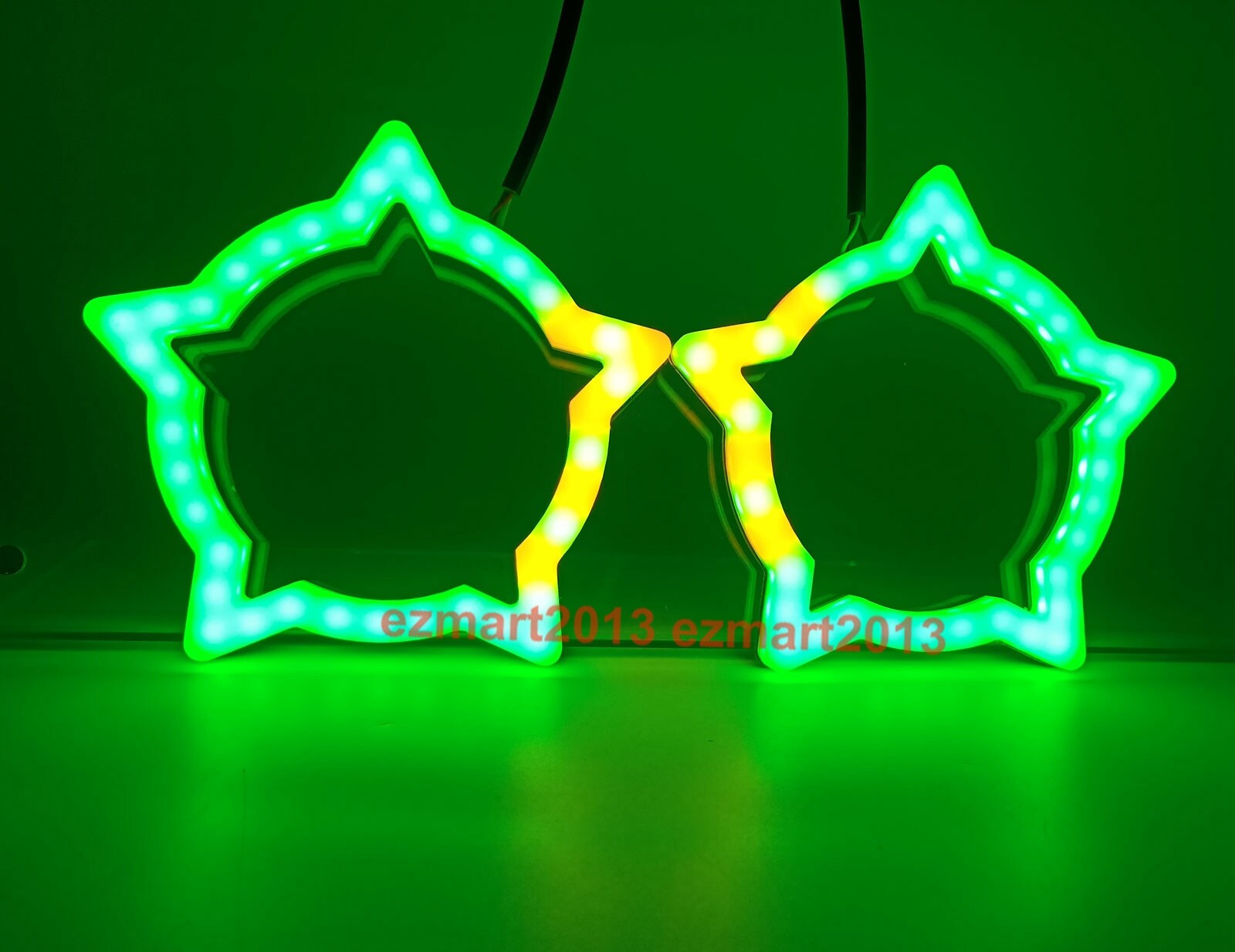Flow chasing RGB star halo Dream color Turn Signal Flash Demon eye bluetooth DRL