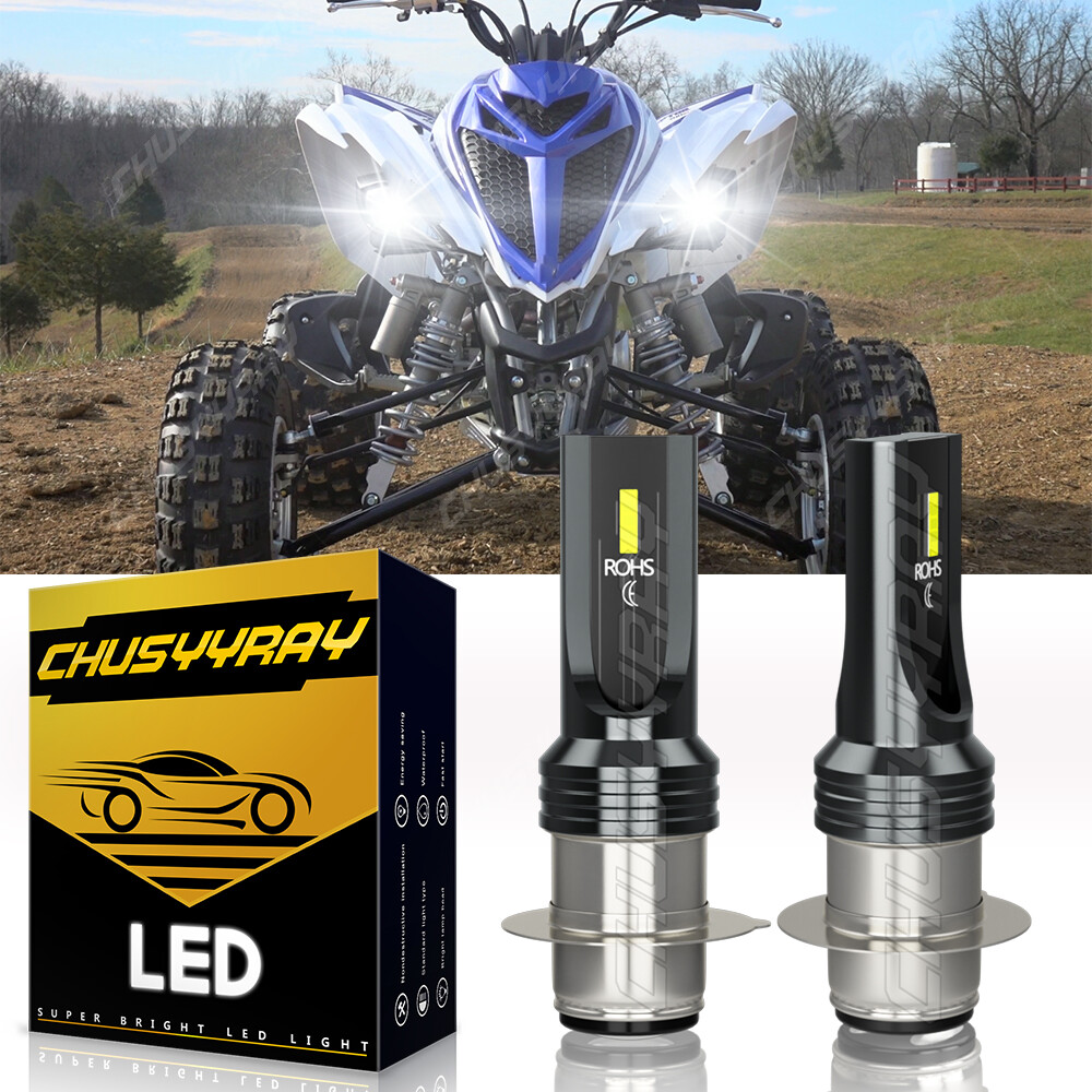 For Yamaha RAPTOR 700 700R 06-17 H6 Xenon LED Hyper Headlight Bulbs Lights Kit