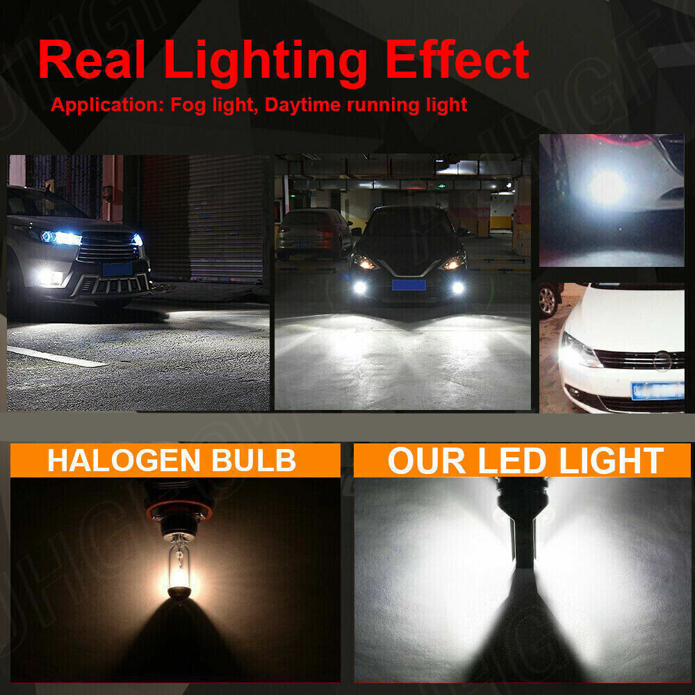 6X LED Headlamp + Fog Light Bulbs Kit For Chevy Silverado 1500 2500HD 2007-2015