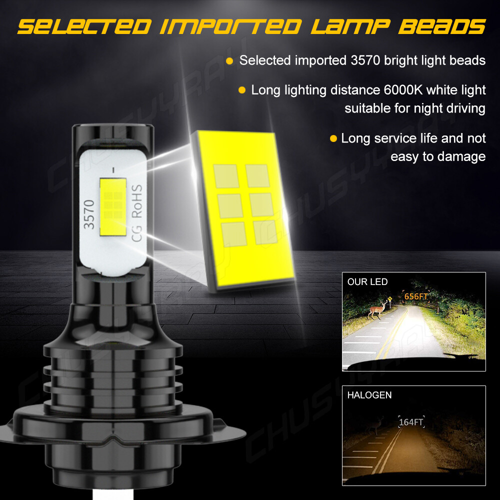 For Yamaha Yzf R1 2004-2008 2009 2010 2011 2012 2013 2014 H7 LED Headlight Kit