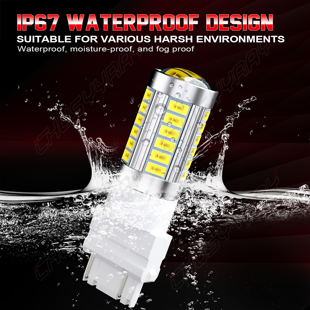 1400LM White 3156 3157 LED Reverse Backup Light Bulbs for 1992-2008 Ford F150