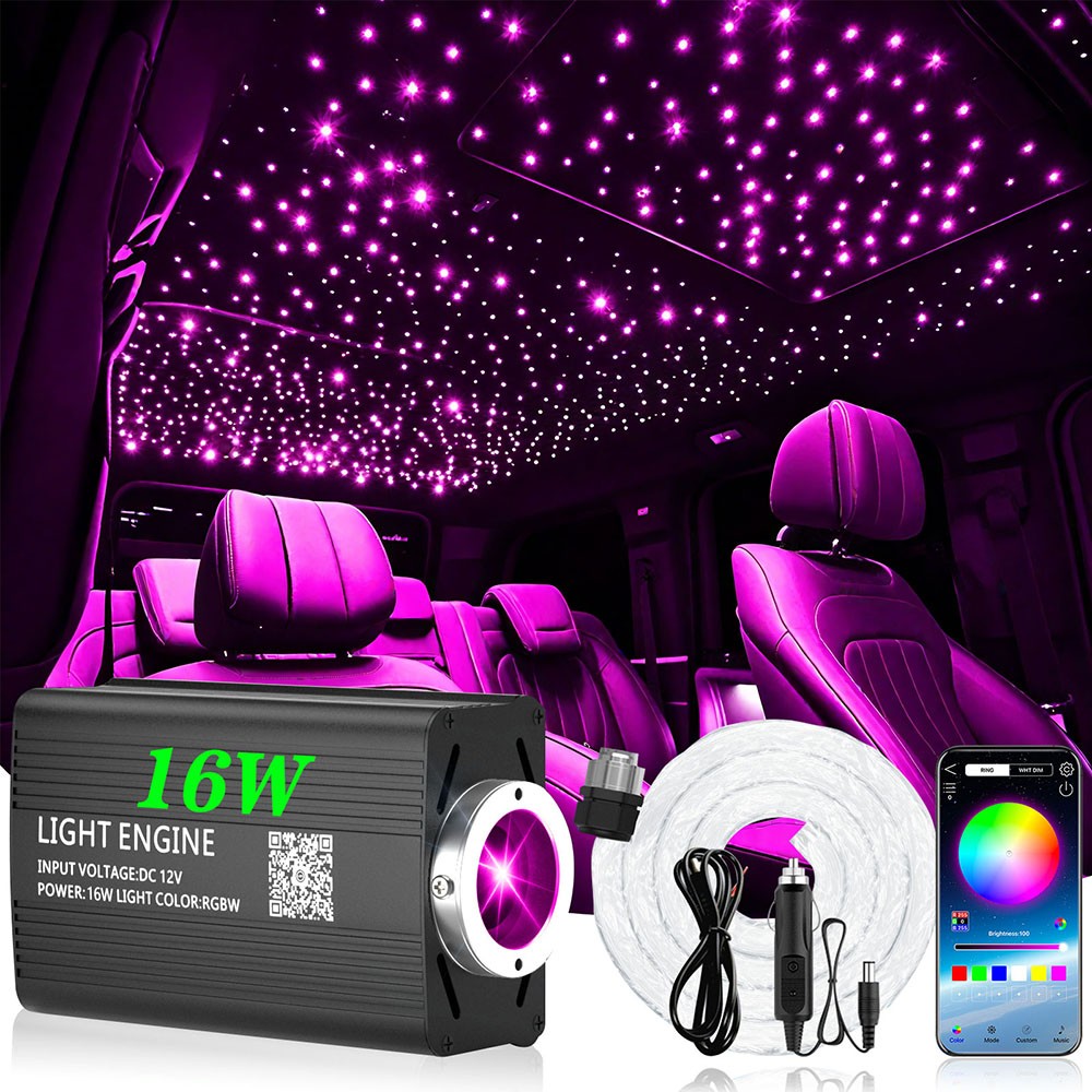 Car Headliner Shooting Star Light Fiber Optic Kit For Hyundai Elantra 1992-2026