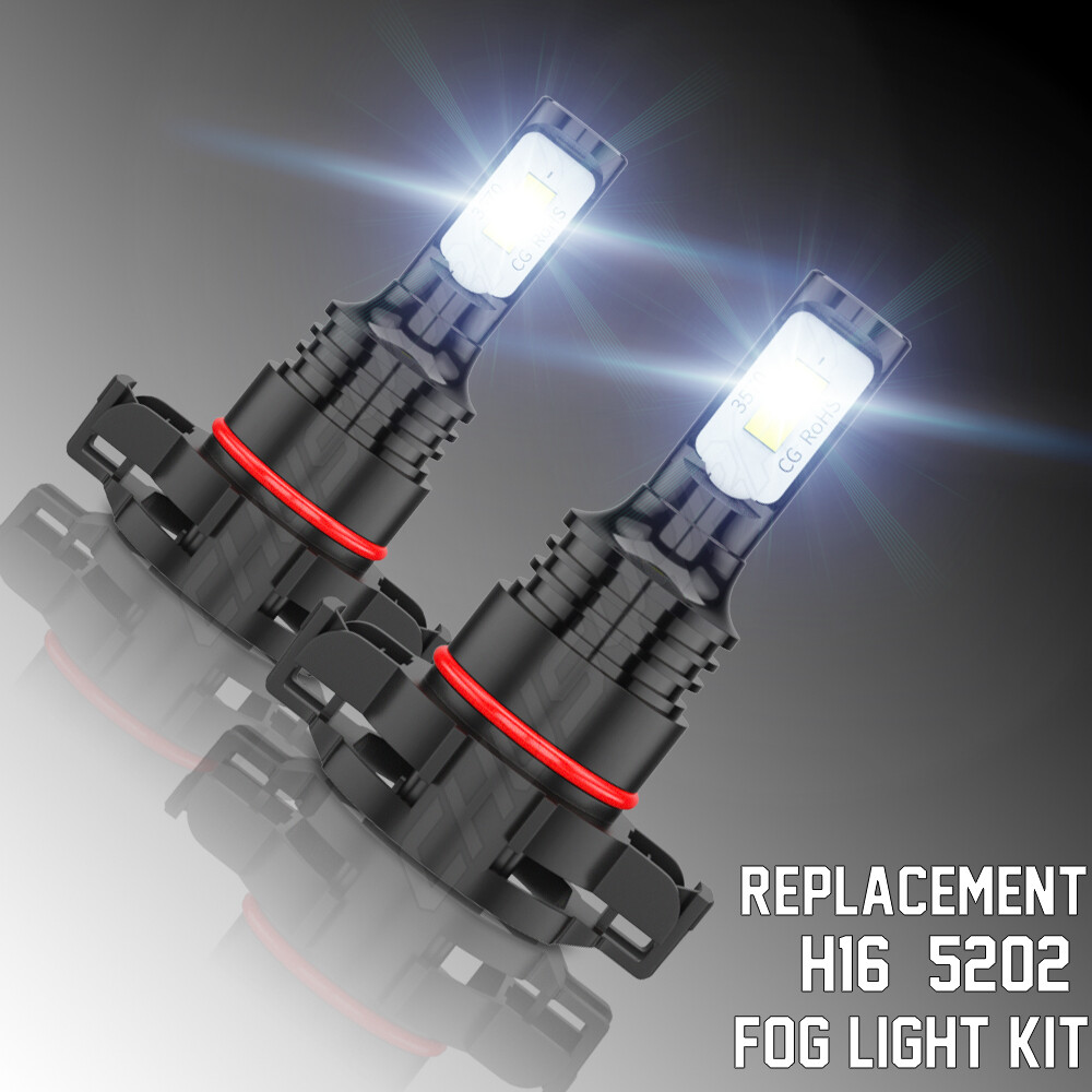 NEW 75W CSP LED Fog Lights For Chevy Tahoe 2007-2015 6000K White Bulbs Lamps
