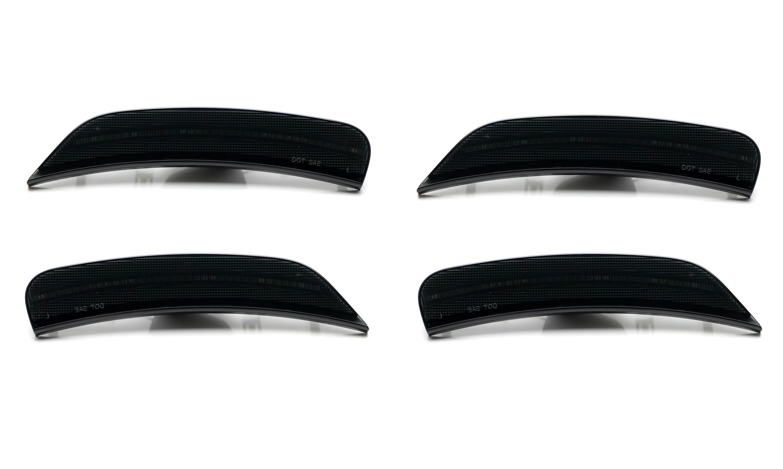 Smoke Lens Amber/Red Full LED Wheel Arch Side Marker Lamps For Chrysler Pacifica