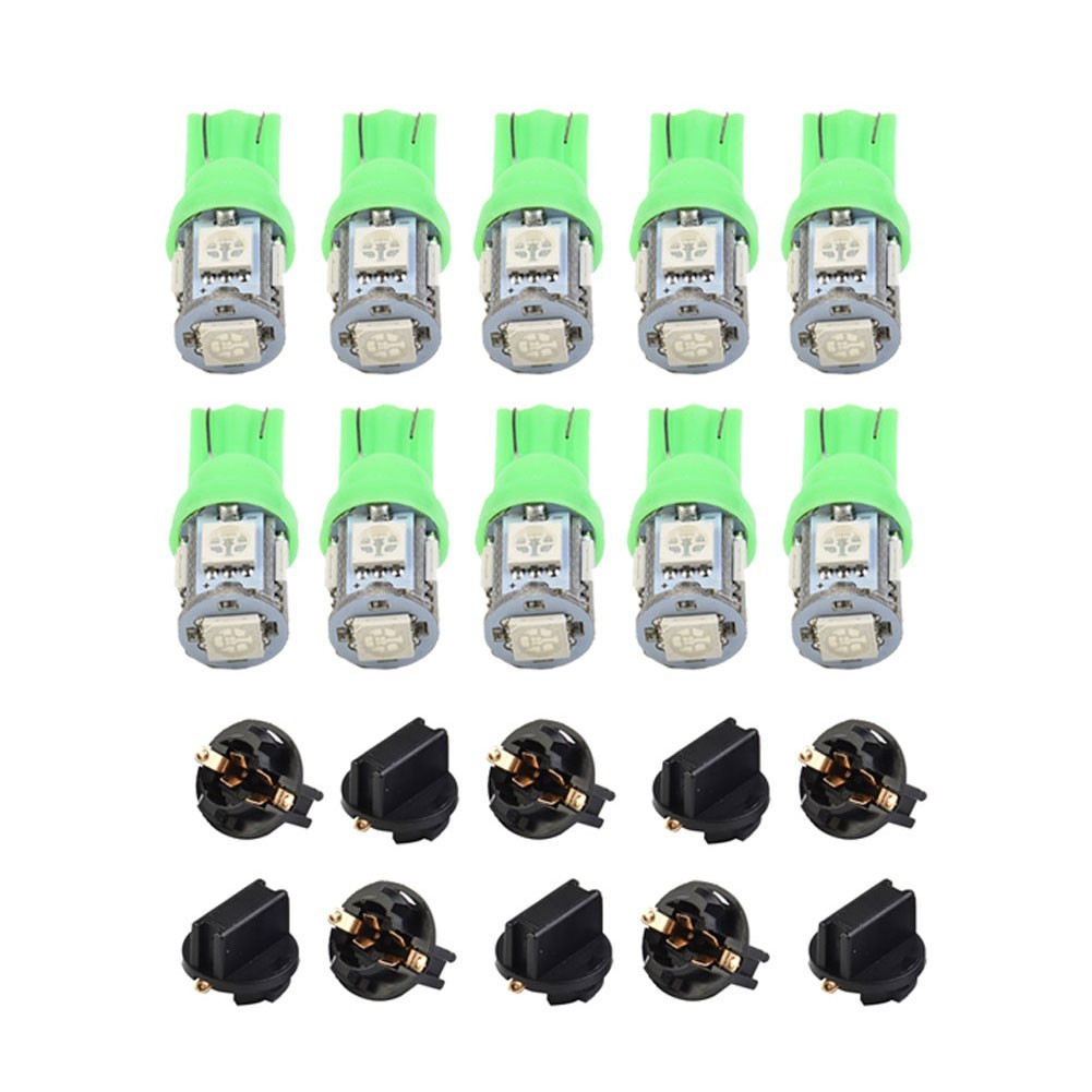 Replacement Car light socket 10pcs Plastic&LED Instrument Panel New High Quality