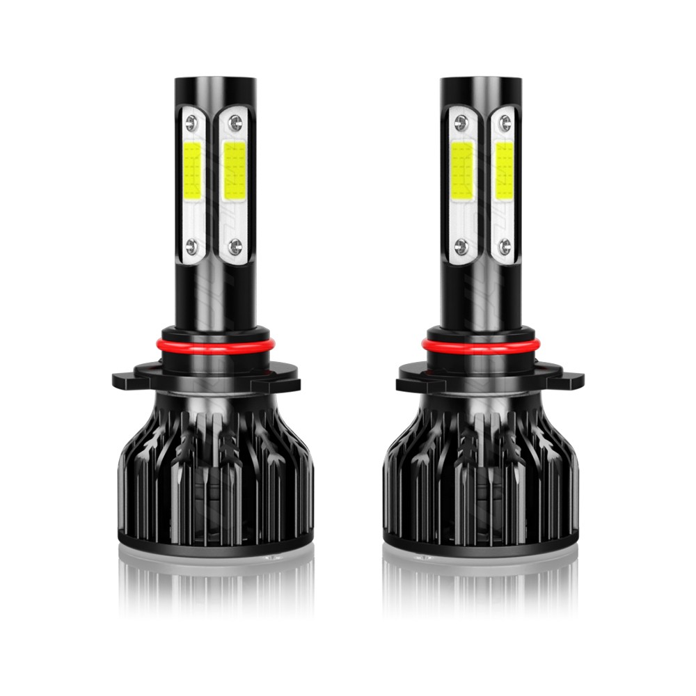 For GMC Sierra 1500 2500 2014 2015 LED Headlight + Fog Light Bulbs A++