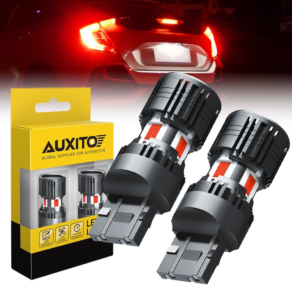 2-20 AUXITO 7443 Red LED Bulbs Tail Lights Brake Lamps Bright Built-in Resistor