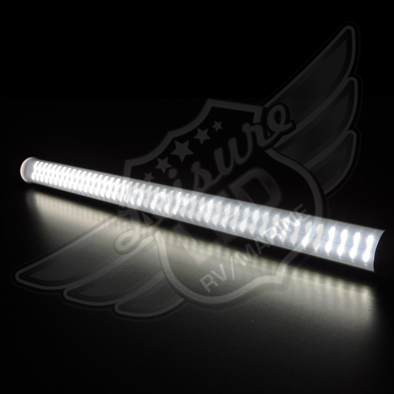 2PC 12V DC RV Marine F15T8 LED Tube Light 9W 18″(17-3/4″ pin to pin) CW 600 lm