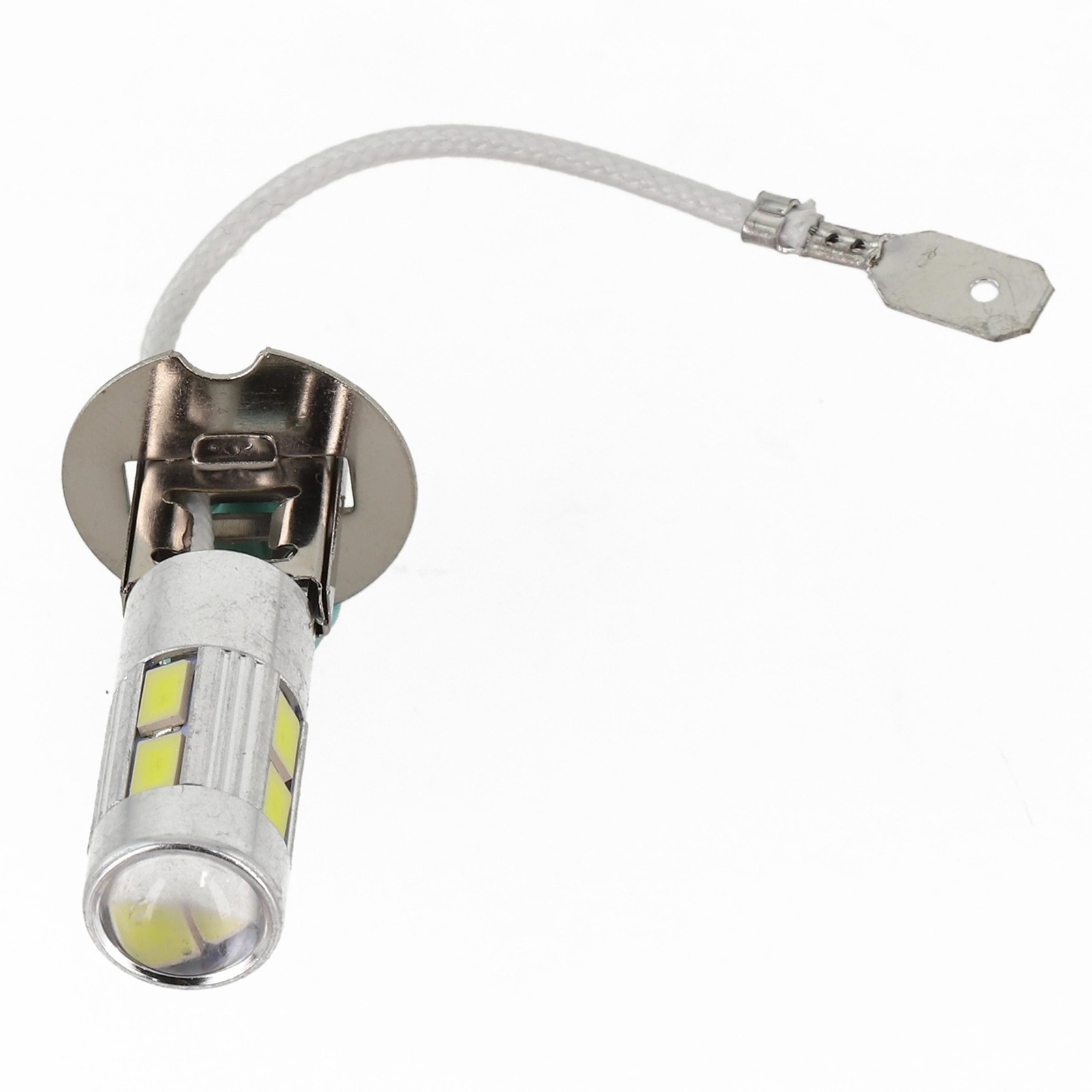 2X H3 50W 6000K White High Power Car LED Fog Driving Lights Bulbs DC 9V To 30V