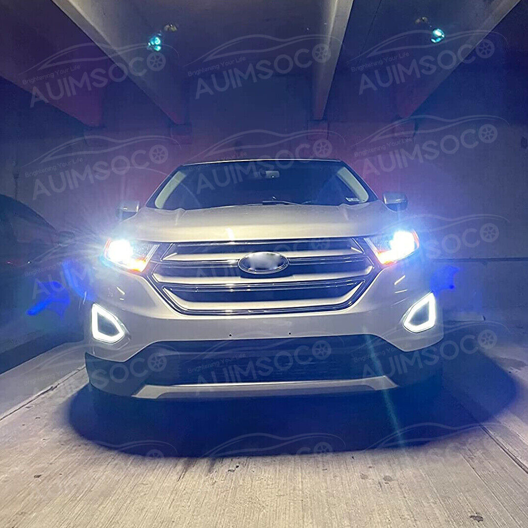 White LED High+Low Beam Headlight Lights Bulbs For 2017 2018 2019-2021 F250 F350