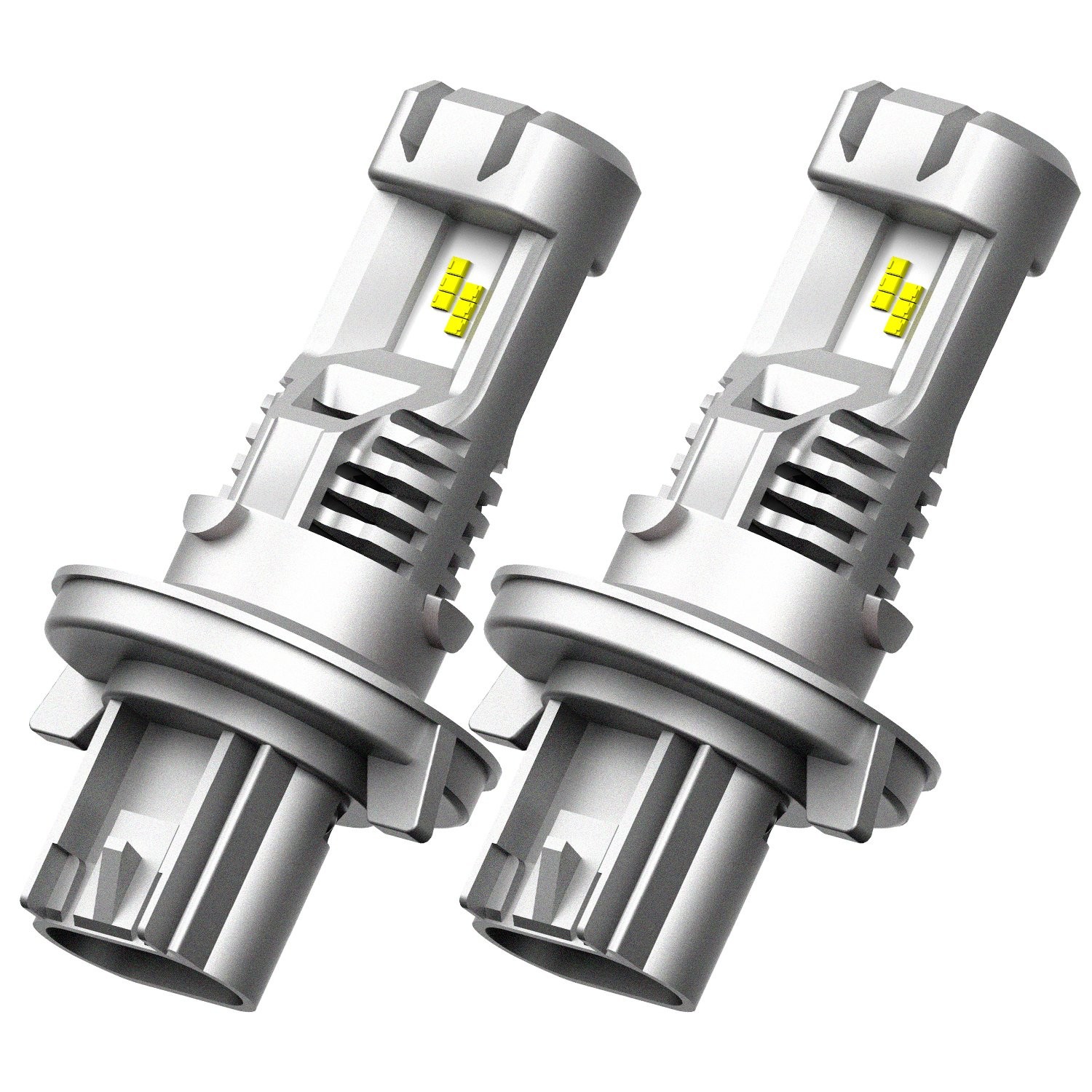2x Super H13 30000LM White LED Headlight Bulb Conversion Kit Hi/Lo Beam 6500K US