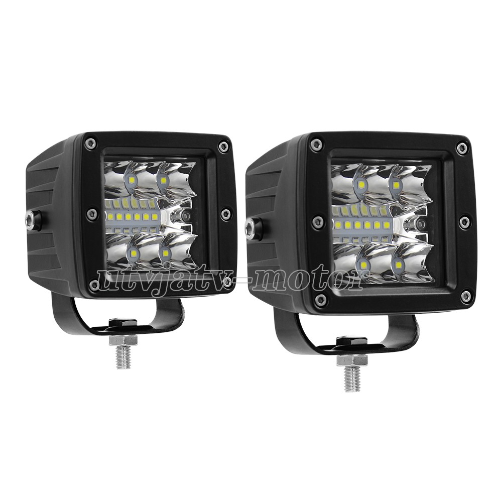 3inch LED Cube Pods Work Light Bar Spot Flood Driving Fog Offroad ATV UTV 4X4