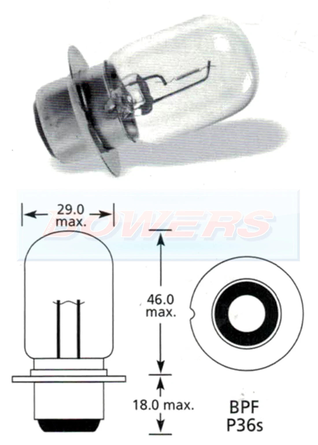 RING R185 12V 48W P36S SFT576 WFT576 SLR576 WLR576 FOG SPOT LAMP LIGHT BULB