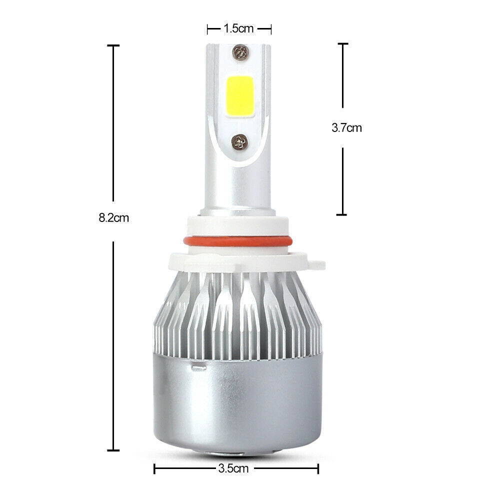 9005 H10 HB3 LED Headlight or Fog Light Kit High Beam Bulbs 720000LM 6000K White