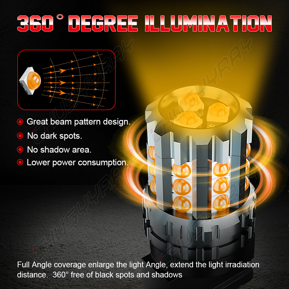 For Chevy Silverado 1500 (07-13) LED Headlight Bulbs Hi/Low + Turn Signal Light