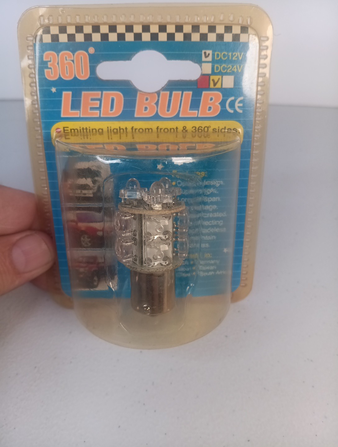 BRITE-LITE 360 1156A 12V. LED WHITE TAIL LIGHT BULB 1 Bulb