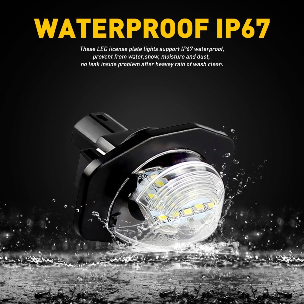 LED License Plate Light Super Lamp Bright For Toyota Sienna Corolla Scion XB XD