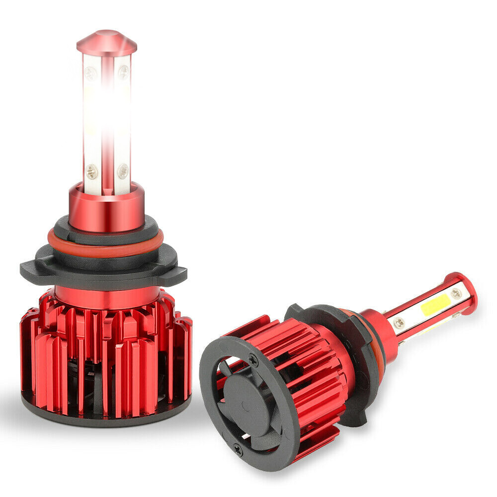 4 SIDE Combo 9005+9006+H11 LED Headlight Hi-Low Beam Bulbs 6000K Fog Light Kit