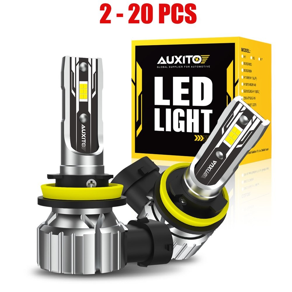 AUXITO H8/H9/H11/H16JP LED Headlight High/Low Bulb Super Bright White Lamp 2-20X