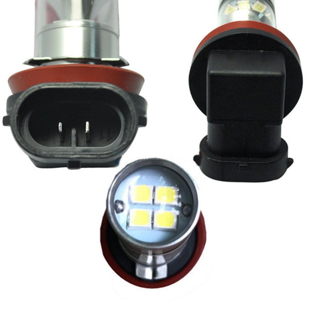 2xH11 H8 LED Bulbs 6000K 100W White Super Bright Fog Light DRL Light High Power
