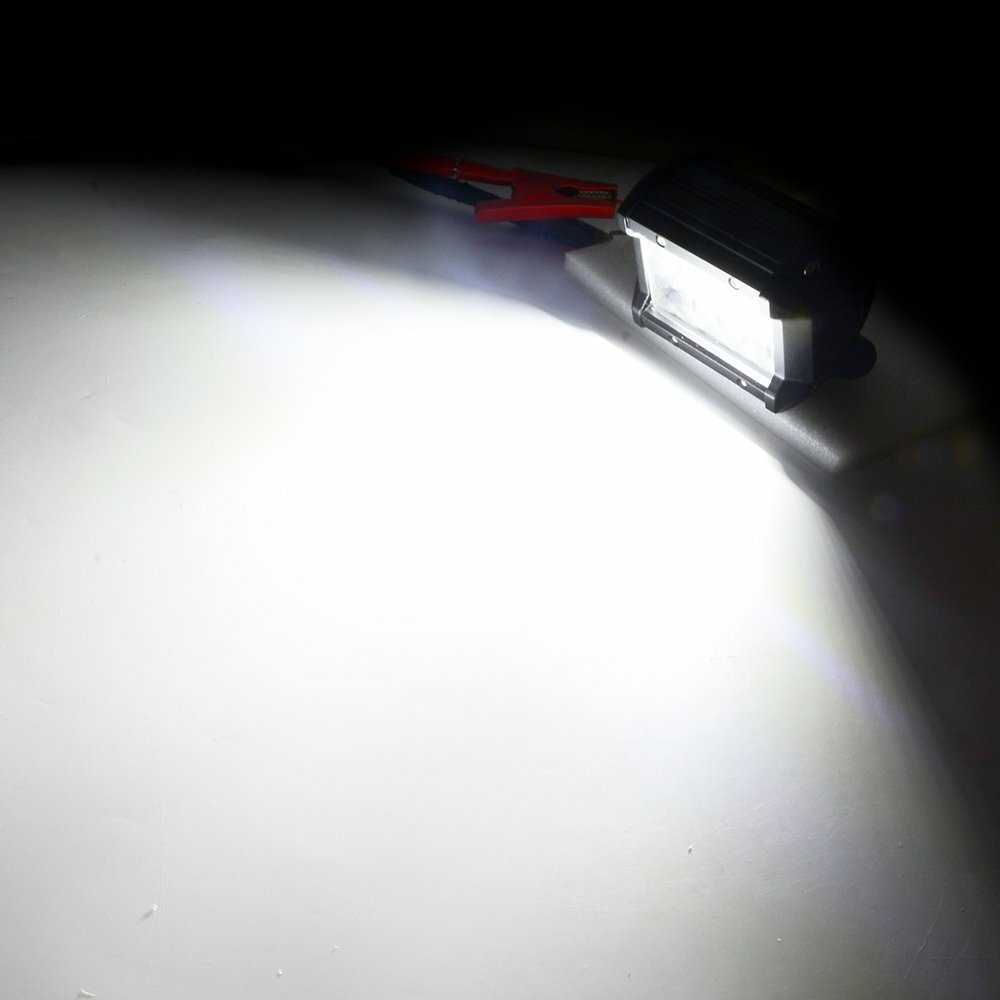 4″ COMBO LED Work Light Pods Backup Reverse For Truck+Tow Hitch Mounting Bracket